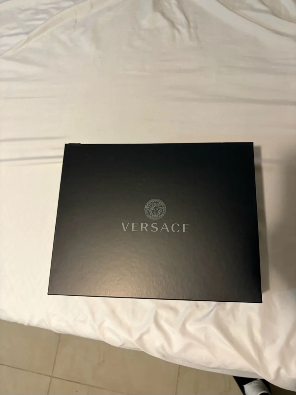 Versace striking red